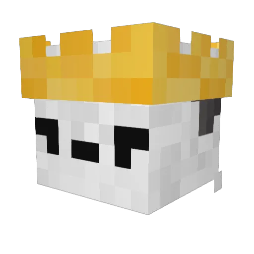 SimplyCarpa Minecraft avatar head, 3D render