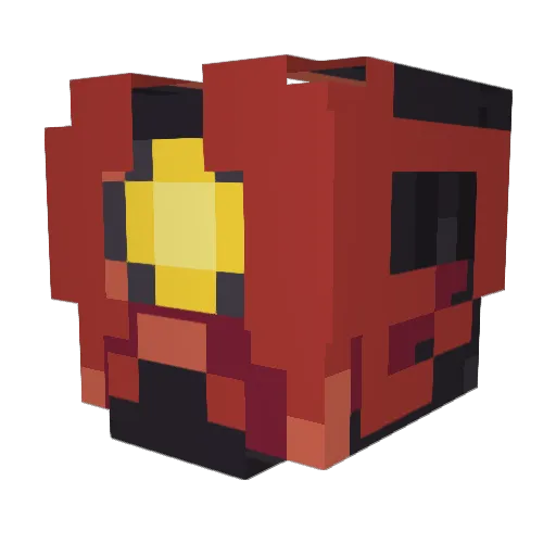 SimplyChaos_ Minecraft avatar head, 3D render