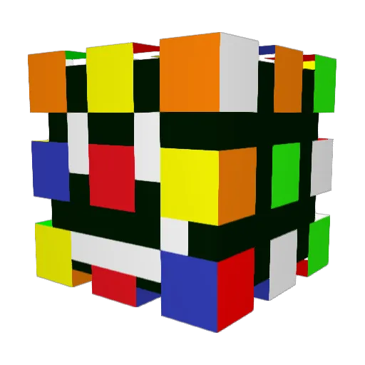 SimplyCubedd Minecraft avatar head, 3D render