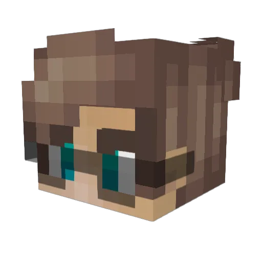 SimplyGarbage_ Minecraft avatar head, 3D render