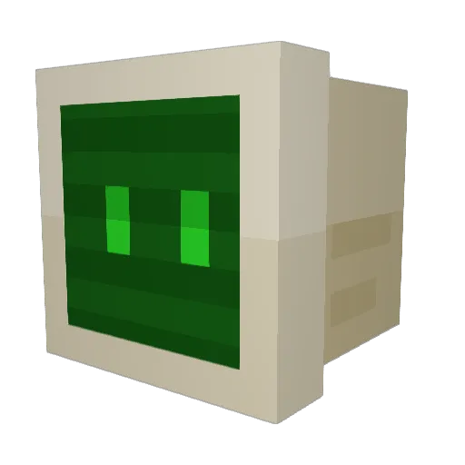 SimplyH3x Minecraft avatar head, 3D render