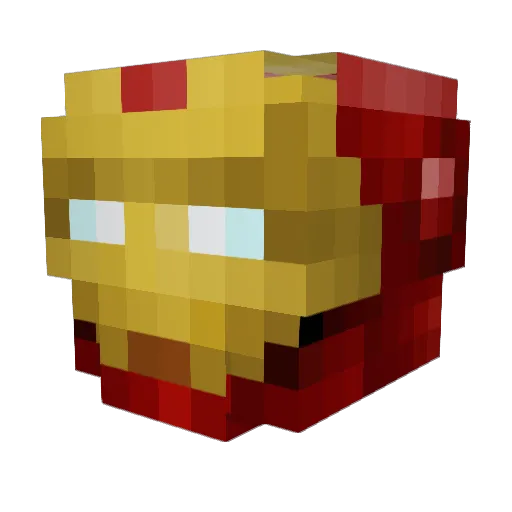 SimplyIrishKev Minecraft avatar head, 3D render