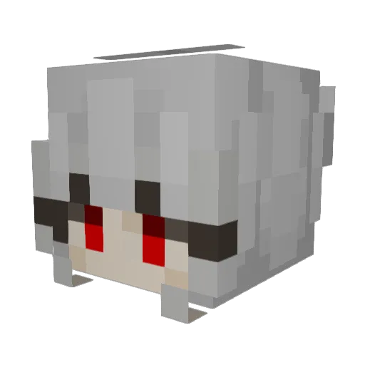 SimplyItz Minecraft avatar head, 3D render