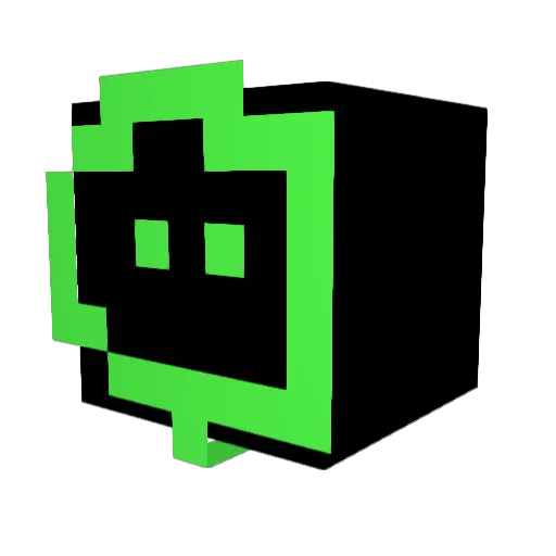 SimplyLFP Minecraft avatar head, 3D render