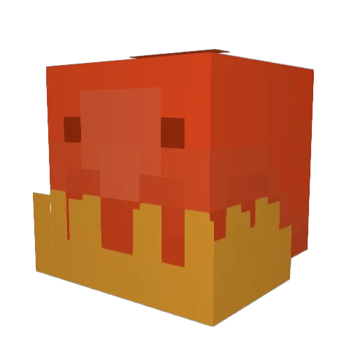 SimplyLobster Minecraft avatar head, 3D render