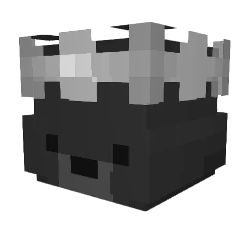 SimplyMixie Minecraft avatar head, 3D render