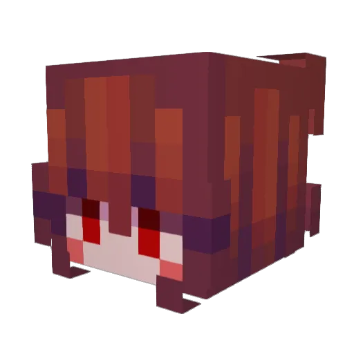 SimplyMoad Minecraft avatar head, 3D render