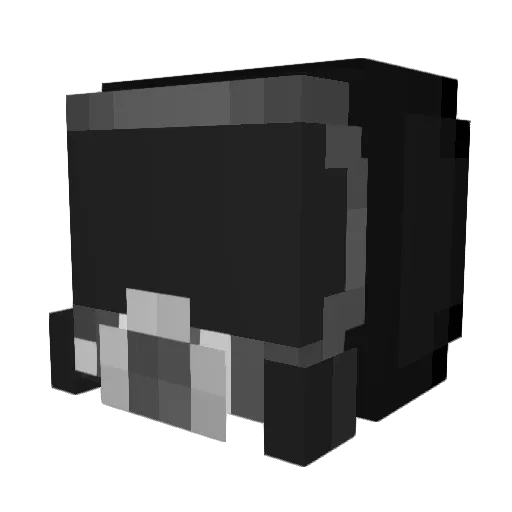 SimplyPumpkiin Minecraft avatar head, 3D render