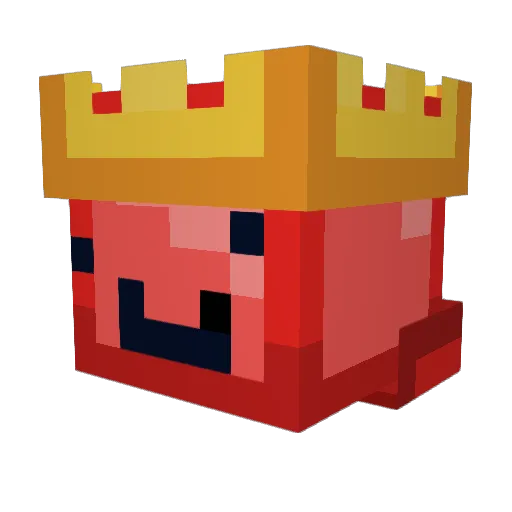 SimplyRed40 Minecraft avatar head, 3D render
