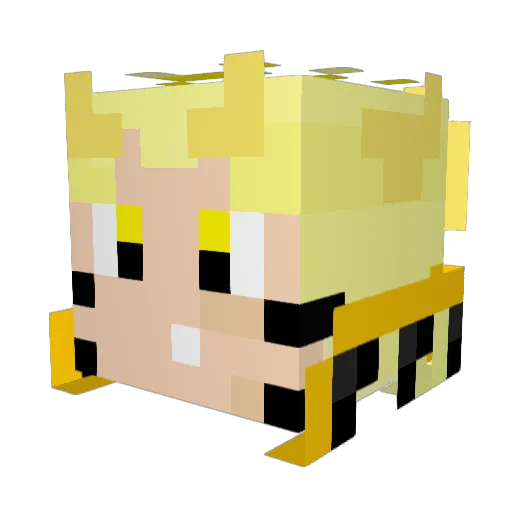 SimplySauce Minecraft avatar head, 3D render