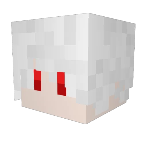 SimplySempai Minecraft avatar head, 3D render