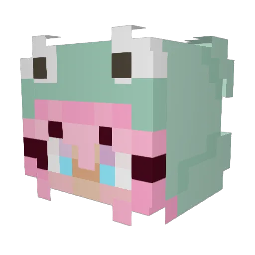 SimplySleepin Minecraft avatar head, 3D render