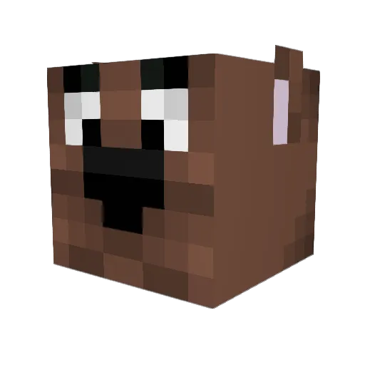 SimplyStealthy Minecraft avatar head, 3D render
