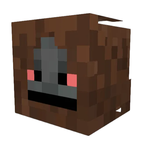 SimplyStoned Minecraft avatar head, 3D render
