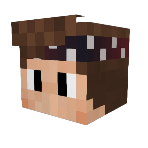 SimplyTex Minecraft avatar head, 3D render