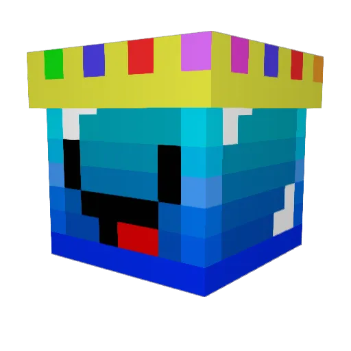 SimplyTuff Minecraft avatar head, 3D render