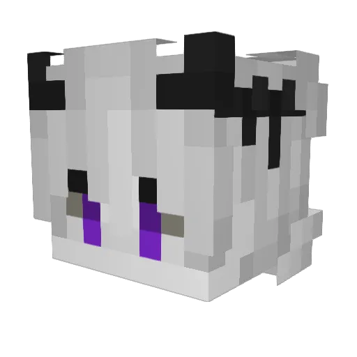 SimplyYama Minecraft avatar head, 3D render