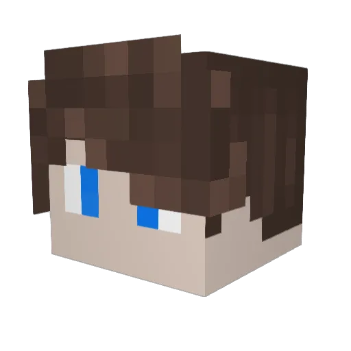 Simply_Jesse01 Minecraft avatar head, 3D render