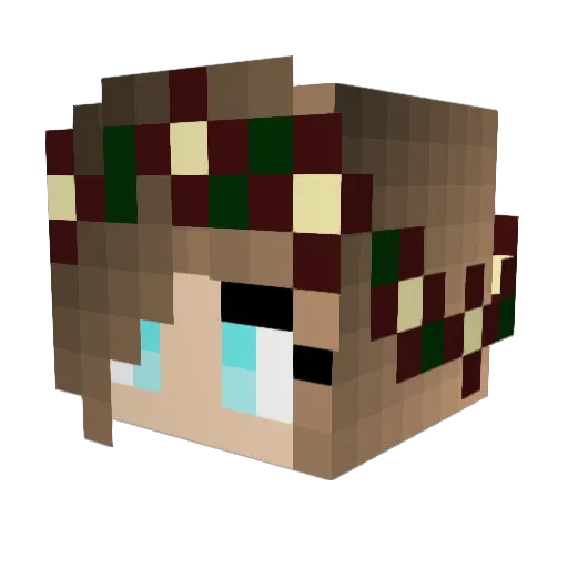 Simply_Maya Minecraft avatar head, 3D render