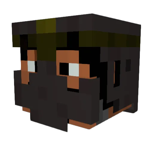 Simply_Sam Minecraft avatar head, 3D render