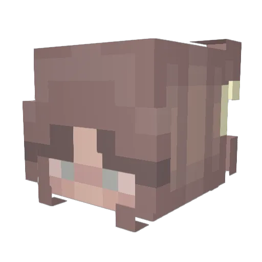 Simplyxgrace417 Minecraft avatar head, 3D render
