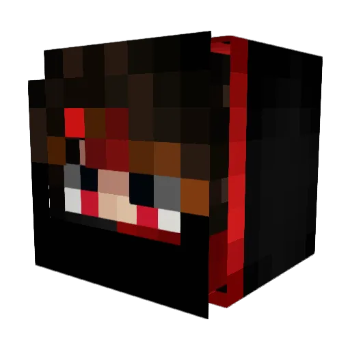 SimpnoBlade Minecraft avatar head, 3D render