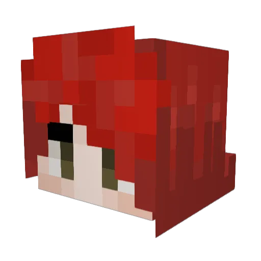 Simpwithoutalimp Minecraft avatar head, 3D render