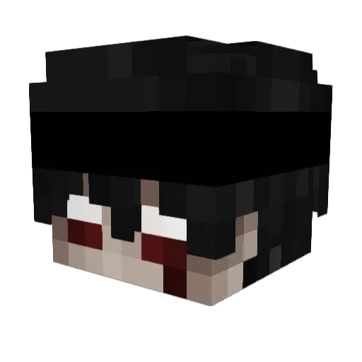 SimsKillTop Minecraft avatar head, 3D render