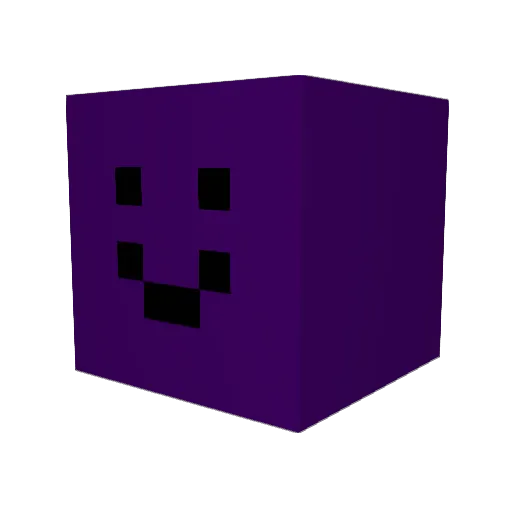 Simschikyy Minecraft avatar head, 3D render