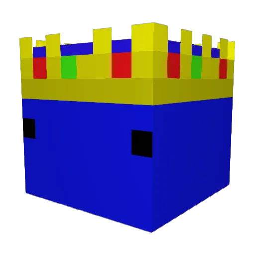 Simsi8339 Minecraft avatar head, 3D render