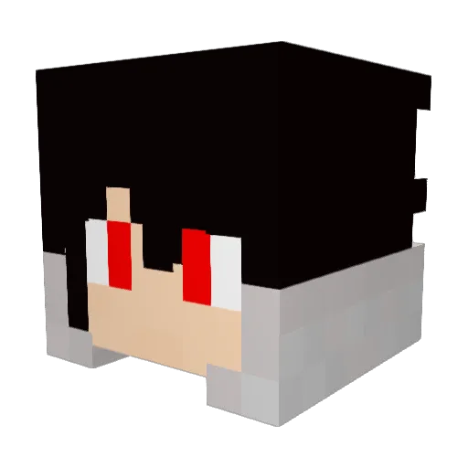 Simtastic09 Minecraft avatar head, 3D render