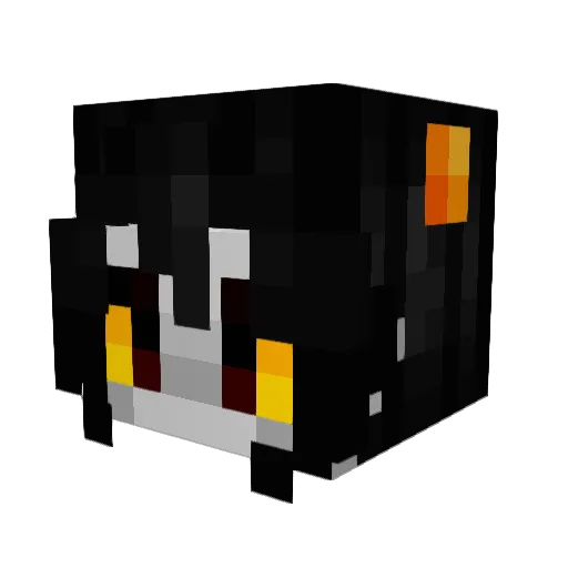 Simutato Minecraft avatar head, 3D render