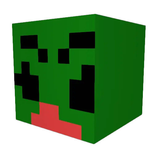 SimyHSPler44 Minecraft avatar head, 3D render