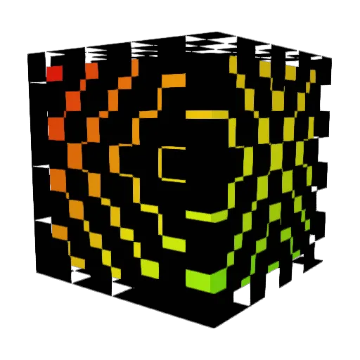Simzott Minecraft avatar head, 3D render