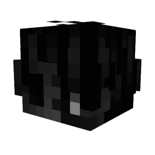 SinAlas Minecraft avatar head, 3D render