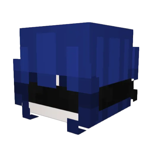 SinBehavior Minecraft avatar head, 3D render