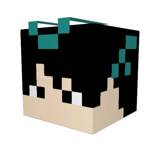 SinDragon777 Minecraft avatar head, 3D render