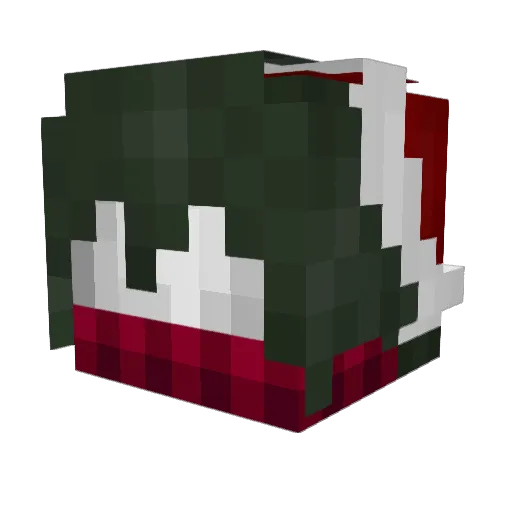 SinOfAngerMax Minecraft avatar head, 3D render