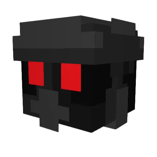 SinOfHate Minecraft avatar head, 3D render