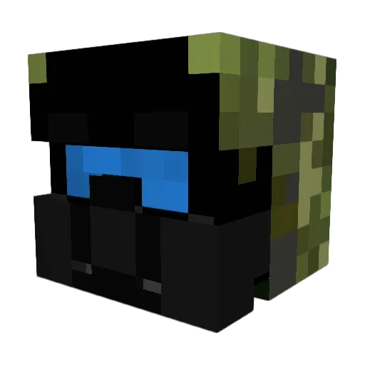 SinSuu_ Minecraft avatar head, 3D render