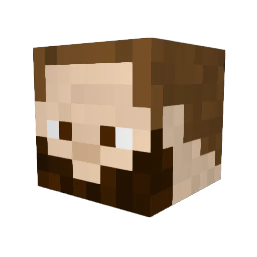 SinTheKiLLer Minecraft avatar head, 3D render