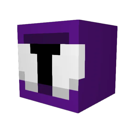 SinTrigger Minecraft avatar head, 3D render