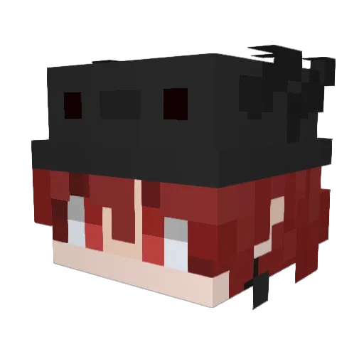Sin_Sniffer Minecraft avatar head, 3D render