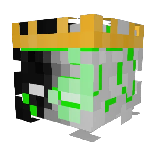 Sinaaaay Minecraft avatar head, 3D render