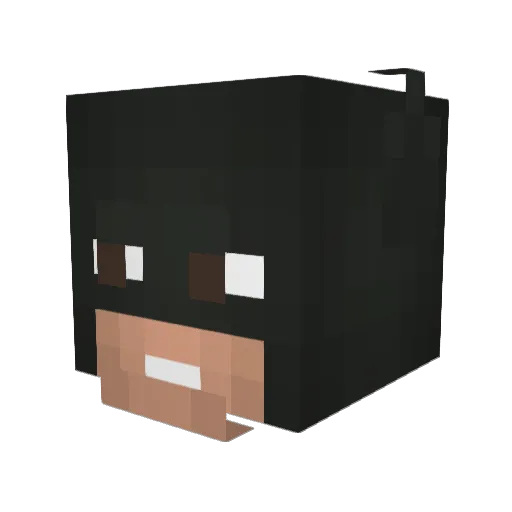 Sinae55 Minecraft avatar head, 3D render