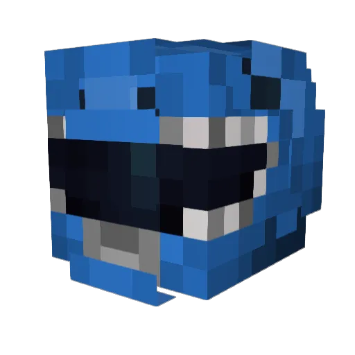 Sinalco Minecraft avatar head, 3D render