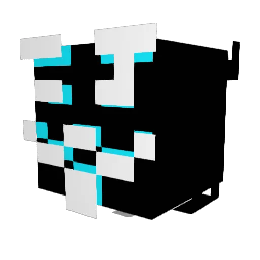 Sinanstor Minecraft avatar head, 3D render