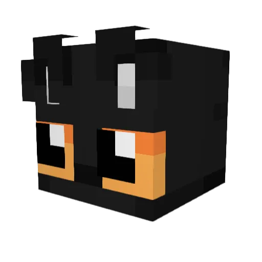 Sinatiik Minecraft avatar head, 3D render
