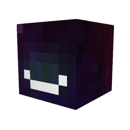 Sinayini Minecraft avatar head, 3D render