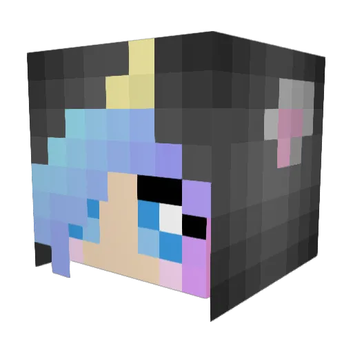 Sinbadislan Minecraft avatar head, 3D render
